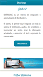 Mobile Screenshot of distrilogic.com